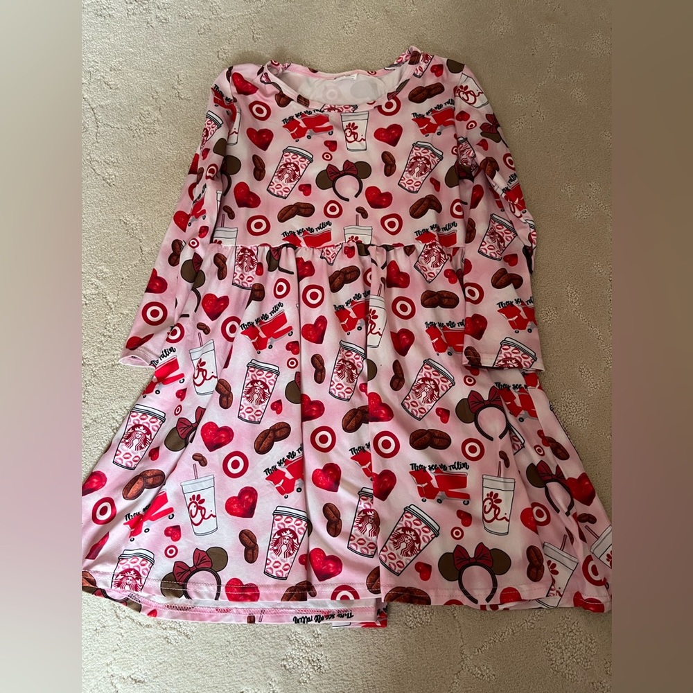 Girls dress Starbucks Chick-fil-A target